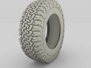 bf goodrich at tire 3D Model