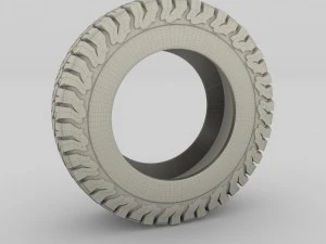 bf goodrich at tire 3D Model