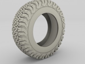 bf goodrich at tire 3D Model