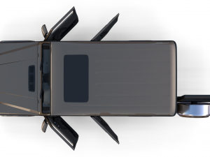 mercedes benz g class with interior brown 3D 模型