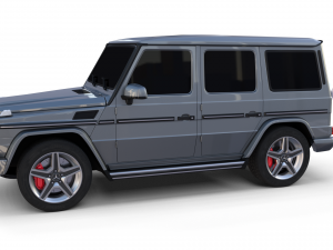 mercedes benz g class gray 3D 模型