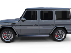 mercedes benz g class gray 3D Model