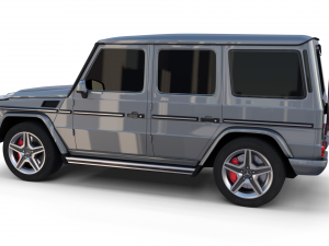 mercedes benz g class gray 3D 模型