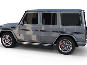 mercedes benz g class gray 3D Model