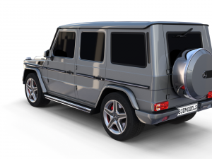mercedes benz g class gray 3D 模型