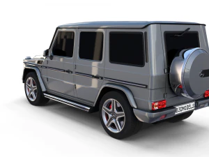 mercedes benz g class gray 3D Model