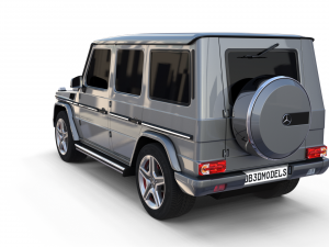 mercedes benz g class gray 3D 模型