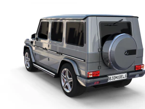 mercedes benz g class gray 3D Model