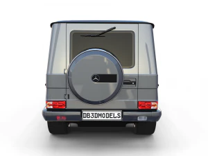 mercedes benz g class gray 3D Model