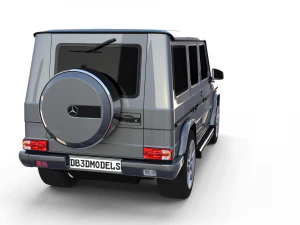 mercedes benz g class gray 3D Model