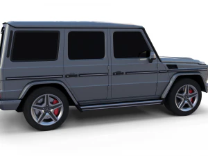 mercedes benz g class gray 3D Model