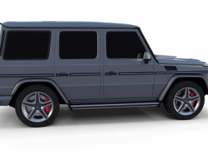mercedes benz g class gray 3D 模型