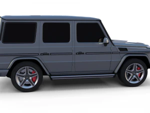 mercedes benz g class gray 3D Model