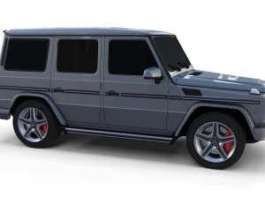 mercedes benz g class gray 3D Model