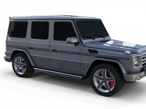 mercedes benz g class gray 3D 模型