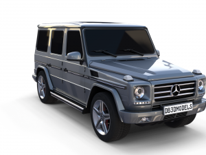 mercedes benz g class gray 3D 模型