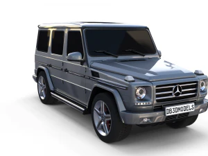 mercedes benz g class gray 3D Model