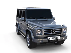 mercedes benz g class gray 3D Model