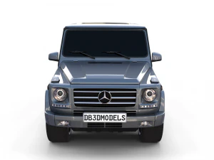 mercedes benz g class gray 3D Model