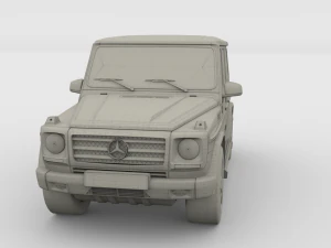 mercedes benz g class gray 3D Model