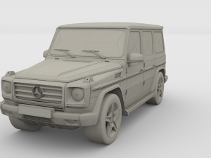 mercedes benz g class gray 3D 模型