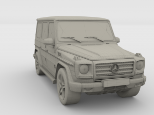 mercedes benz g class gray 3D 模型
