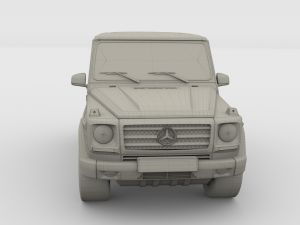 mercedes benz g class gray 3D 模型