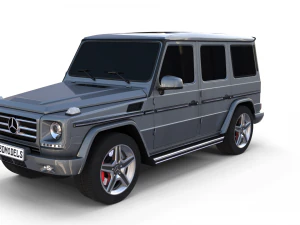 mercedes benz g class gray 3D Model