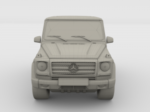 mercedes benz g class blue 3D Model