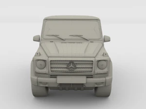 mercedes benz g class blue 3D Model