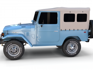 toyota land cruiser fj 40 soft top 3Dモデル