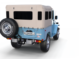 toyota land cruiser fj 40 soft top 3Dモデル