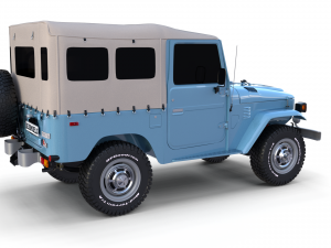 toyota land cruiser fj 40 soft top 3Dモデル