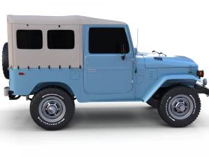 toyota land cruiser fj 40 soft top 3D Model