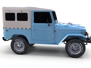 toyota land cruiser fj 40 soft top 3Dモデル