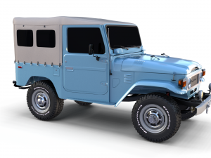 toyota land cruiser fj 40 soft top 3Dモデル
