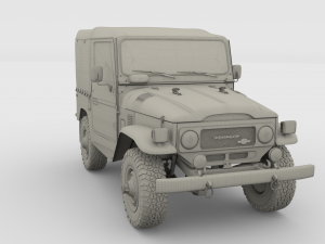 toyota land cruiser fj 40 soft top 3Dモデル