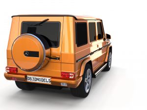 mercedes benz g class orange 3D Model