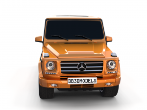 mercedes benz g class orange 3D Model