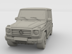 mercedes benz g class orange 3D Model