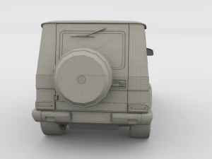 mercedes benz g class orange 3D Model