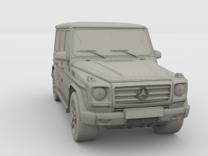 mercedes benz g class orange 3D Model