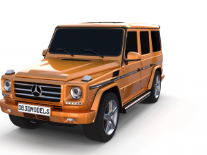 mercedes benz g class orange 3D Model