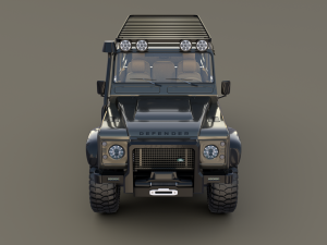 land rover defender 110 custom v1 3D Model