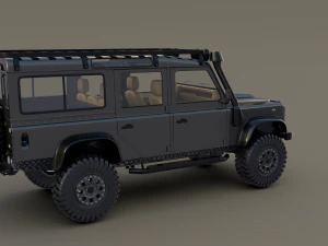 land rover defender 110 custom v1 3D Model
