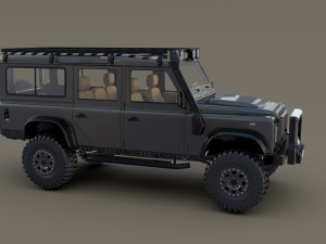 land rover defender 110 custom v1 3D Model