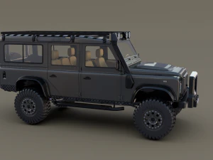 land rover defender 110 custom v1 3D Model