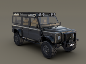 land rover defender 110 custom v1 3D Model