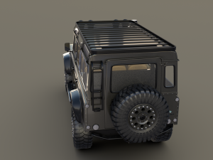 land rover defender 110 custom v1 3D Model