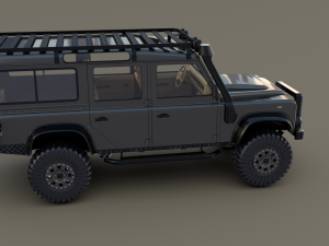 land rover defender 110 custom v1 3D Model